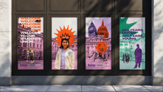 KCLSU window posters