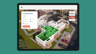 Fluid digital sales tool for property sector