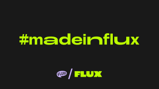 Made in flux hashtag graphic